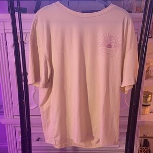 Sunrise Graphic Beige T-Shirt